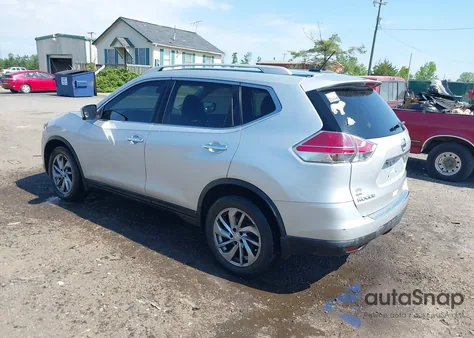 2014 Nissan Rogue Sl z USA, uszkodzony, nr VIN 5N1AT2MV3EC854138